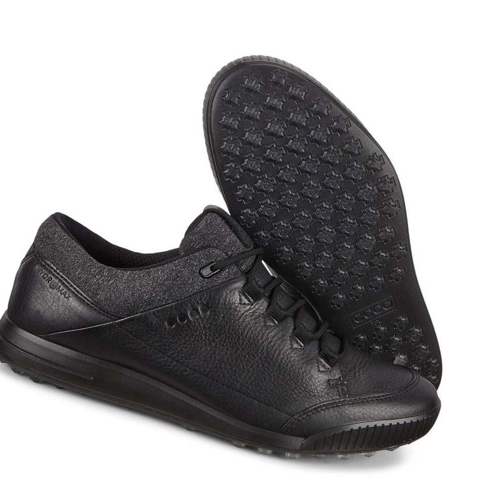 Ecco Street Retro Golfskor Herr Svarta | SE 558QMA